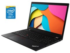Ультрабук Lenovo ThinkPad T590 / 15.6" (1920x1080) IPS / Intel Core i7-8565U (4 (8) ядра по 1.8 - 4.6 GHz) / 8 GB DDR4 / 256 GB SSD / Intel UHD Graphics / WebCam / Win 11