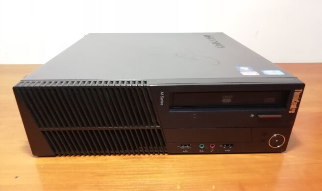 Комплект: Lenovo m82 Desktop / Intel Core i3-2120 (2(4)ядра по 3.30GHz) / 8 GB DDR3 / 250 GB HDD / DVD-ROM / USB 3.0 / SATA 3 + Монитор Eizo FlexScan S1921 / 19" / 1280x1024 S-PVA / DVI, VGA, 2 x USB / встроенные колонки