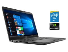 Игровой ноутбук Б-класс Dell Latitude 5401 / 14" (1920x1080) IPS Touch / Intel Core i7-9850H (6 (12) ядра по 2.6 - 4.6 GHz) / 16 GB DDR4 / 256 GB SSD / nVidia GeForce MX150, 2 GB GDDR5, 64-bit / WebCam
