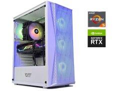 Ігровий ПК DarkFlash White Tower / AMD Ryzen 5 7500F (6 (12) ядер по 3.7 - 5.0 GHz) / 32 GB DDR5 / 1000 GB SSD M.2 / nVidia GeForce RTX 3090, 24 GB GDDR6X, 384-bit / 850W