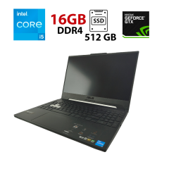 Ігровий ноутбук Asus TUF Gaming F15 FX517Z / 15.6" (1920x1080) IPS / Intel Core i5-12450H (8 (12) ядер по 3.3 - 4.4 GHz) / 16 GB DDR4 / 512 GB SSD / nVidia GeForce RTX 3050, 4 GB GDDR6, 128-bit / WebCam