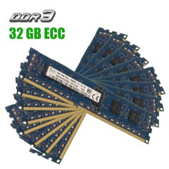 Комплект: Серверная оперативная память Hynix / 32 GB (8x4 GB) / 1Rx8 PC3L-12800R / DDR3 ECC / 1600 MHz