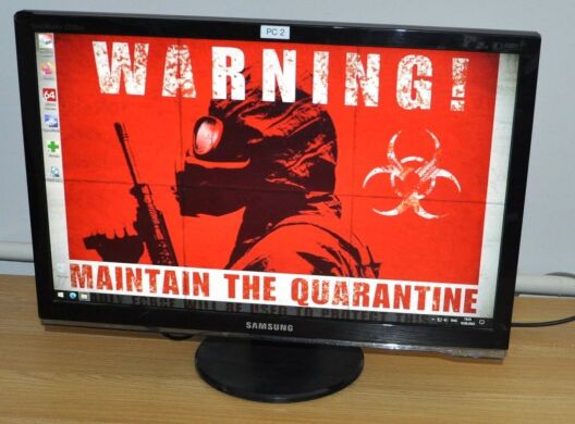 Монітор Б-клас Samsung SyncMaster 2253BW / 22" (1680x1050) TN / VGA, DVI + Кабелі підключення