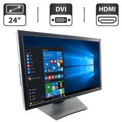 Монитор Dell U2410 / 24" (1920x1200) H-IPS / DVI, HDMI, VGA, Audio + Кабель питания