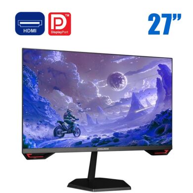 Монитор Prologix Gaming GM2724HD / 27" (1920x1080) IPS / DisplayPort, HDMI, Audio / Встроенные колонки Монитор Prologix Gaming GM2724HD / 27" (1920x1080) IPS / DisplayPort, HDMI, Audio / Встроенные колонки