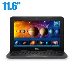 Нетбук Dell Latitude 3190 / 11.6" (1366x768) TN / Intel Celeron N4100 (4 ядра по 1.1 GHz) / 4 GB DDR4 / 128 GB SSD / Intel UHD Graphics 600 / WebCam