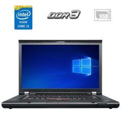 Ноутбук Б-клас Lenovo ThinkPad T530 / 15.6" (1600x900) TN / Intel Core i5-3230M (2 (4) ядра по 2.6 - 3.2 GHz) / 4 GB DDR3 / 120 GB SSD / Intel HD Graphics 4000 / WebCam