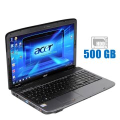 Ноутбук Б-класс Acer Aspire 5738Z / 15.6" (1366x768) TN / Intel Pentium T4300 (2 ядра по 2.1 GHz) / 4 GB DDR3 / 500 GB HDD / Intel GMA 4500M Graphics / WebCam