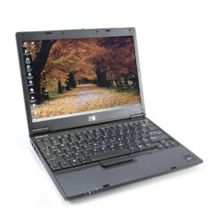 Нетбук Б-клас HP Compaq nc2400 / 12.1" (1280x800) TN / Intel Core Duo U2500 (2 ядра по 1.2 GHz) / 2 GB DDR2 / 60 GB HDD / Intel GMA 950 Graphics / DVD-RW / АКБ не тримає 