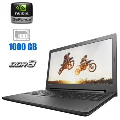 Ноутбук Lenovo IdeaPad 100-15IBD / 15.6" (1366х768) TN / Intel Pentium 3825U (2 (4) ядра по 1.9 GHz) / 4 GB DDR3 / 1000 GB HDD / nVidia GeForce 920M, 1 GB DDR3, 64-bit / WebCam
