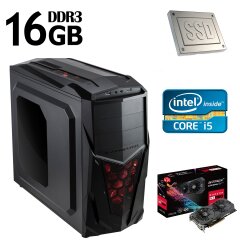 Xigmatech MACH 2 / Intel Core i5-4570 (4 ядра по 3.2GHz) / NEW! 16GB DDR3 / 120GB SSD NEW!+1000GB HDD / NEW! Asus Gaming Strix RX 570 4GB GDDR5 / NEW! БП-600W