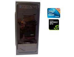Ігровий ПК Vinga Tower / Intel Xeon E5 2620 v2 (6 (12) ядер по 2.1 - 2.6 GHz) / 16 GB DDR3 / 128 GB SSD + 1000 GB HDD / nVidia GeForce GTX 650, 2 GB GDDR5, 128-bit / 400W