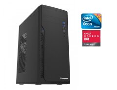 Ігровий ПК GameMax ET-211-2U3 Tower / Intel Xeon E5-2640v3 (8 (16) ядер по 2.6 - 3.4 GHz) / 16 GB DDR3 / 512 GB SSD / AMD Radeon RX 580, 8 GB GDDR6, 256-bit / Win 10