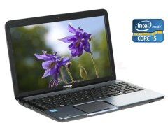 Ноутбук Б-класс Toshiba Satellite L855-S5280P / 15.6" (1366x768) TN / Intel Core i5-3210M (2 (4) ядра по 2.5 - 3.1 GHz) / 8 GB DDR3 / 120 GB SSD / Intel HD Graphics 4000 / WebCam / DVD-ROM / Win 10 Pro