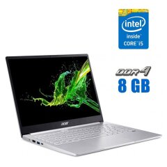 Ультрабук Б-класс Acer Swift 3 / 14" (1920x1080) IPS / Intel Core i5-1135G7 (4 (8) ядра по 2.5 - 4.5 GHz) / 8 GB DDR4 / 240 GB SSD / Intel Iris Xe Graphics / WebCam