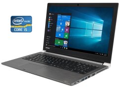 Ноутбук Toshiba Tecra Z50 / 15.6" (1920x1080) TN / Intel Core i5-6200U (2 (4) ядра по 2.3 - 2.8 GHz) / 8 GB DDR4 / 240 GB SSD / Intel HD Graphics 520 / WebCam
