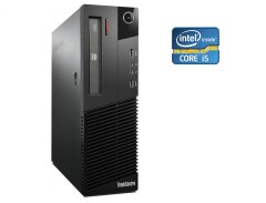 ПК Б-клас Lenovo ThinkCentre M83 SFF / Intel Core i5-4590 (4 ядра по 3.3 - 3.7 GHz) / 16 GB DDR3 / 500 GB HDD / Intel HD Graphics 4400 / DVD-RW + USB-флешка 64 GB