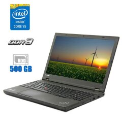 Ноутбук Lenovo ThinkPad T540p / 15.6" (1366x768) TN / Intel Core i5-4200M (2 (4) ядра по 2.5 - 3.1 GHz) / 8 GB DDR3 / 120 GB SSD / Intel HD Graphics 4600 / miniDP