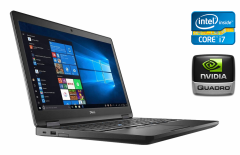 Мобильная рабочая станция Dell Precision 3530 / 15.6" (1920x1080) IPS / Intel Core i7-8850H (6 (12) ядра по 2.6 - 4.3 GHz) / 16 GB DDR4 / 512 GB SSD / nVidia Quadro P600, 4 GB GDDR5, 128-bit / WebCam / SIM