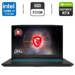 Игровой ноутбук MSI Crosshair 17 A11UEK-066US / 17.3" (1920x1080) IPS / Intel Core i7-11800H (8 (16) ядер по 4.6 GHz) / 16 GB DDR4 / 512 GB SSD / nVidia GeForce RTX 3060, 6 GB GDDR6, 192-bit / WebCam / HDMI