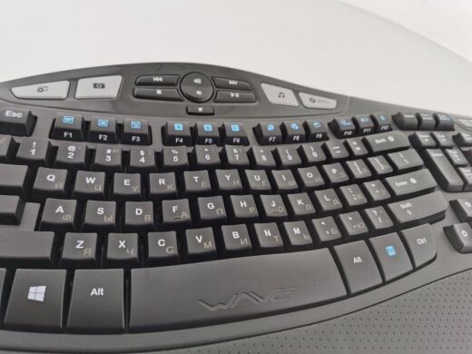 Комплект клавіатура+миша Logitech MK550 Wireless Wave Combo / бездротовий / чорний