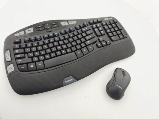 Комплект клавіатура+миша Logitech MK550 Wireless Wave Combo / бездротовий / чорний