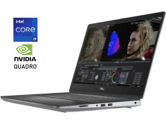 Мобильная рабочая станция Dell Precision 7550 / 15.6" (1920x1080) IPS / Intel Core i9-10885H (8 (16) ядер по 2.4 - 5.3 GHz) / 32 GB DDR4 / 1000 GB SSD M.2 / nVidia Quadro RTX 4000, 8 GB GDDR6, 256-bit / WebCam + беспроводная мышь