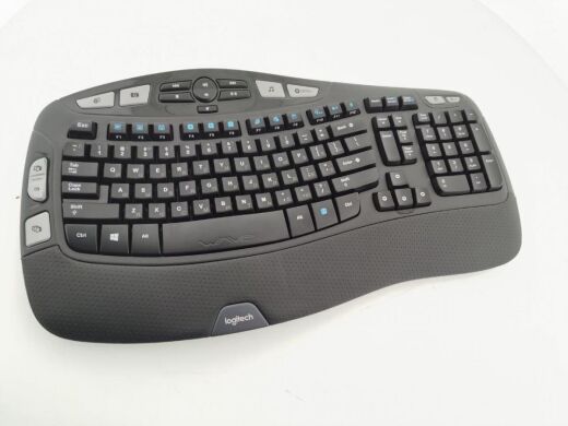 Комплект клавіатура+миша Logitech MK550 Wireless Wave Combo / бездротовий / чорний