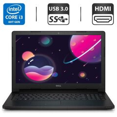 Ноутбук Dell Latitude 3570 / 15.6" (1366x768) TN / Intel Core i3-6006U (2 (4) ядра по 2.0 GHz) / 8 GB DDR3 / 240 GB SSD / Intel HD Graphics 520 / WebCam
