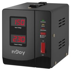 Новый стабилизатор напряжения Njoy Alvis 1000 (AVRL-10001AL-CS01B) / 230 V / 1000 V&middot;А / 600W / 1 выход 
