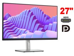 Монитор Dell P2722HE / 27" (1920x1080) IPS / 1x HDMI, 2x DisplayPort, 1x USB Type-C, 4x USB 3.2, 1x LAN (RJ-45) / VESA 100x100 / Pivot