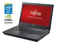 Мобильная рабочая станция Б-класс Fujitsu Celsius H780 / 15.6" (1920x1080) IPS / Intel Core i7-8750H (6 (12) ядер по 2.2 - 4.1 GHz) / 16 GB DDR4 / 512 GB SSD / nVidia Quadro P1000, 4 GB GDDR5, 128-bit / WebCam / Win 10 Pro
