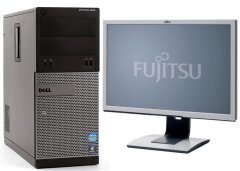 Dell OptiPlex 3010 / Intel Pentium G2020 (2 ядра по 2.9GHz) / 4GB DDR3  / 250GB HDD  + наклейка Windows 7 Pro + монитор Fujitsu P22W-5 / 22' / 1680x1050