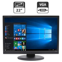 Монитор Б-класс Iiyama ProLite B2206WS / 22" (1680x1050) TN / VGA, DVI / VESA 100x100 + Кабели (VGA и питания) в комплекте