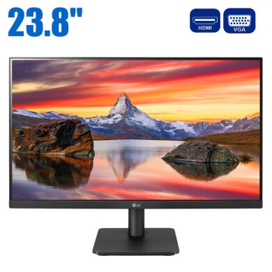 Монітор LG 24MP400-B / 23.8" (1920x1080) IPS / VGA, HDMI / VESA 75x75 