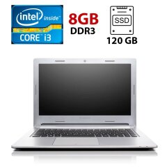 Ноутбук Б-клас Lenovo ThinkPad M30-70 / 15.6" (1366x768) TN / Intel Core i3-4030U (2 (4) ядра по 1.9 GHz) / 8 GB DDR3 / 120 GB SSD / Intel&nbsp;HD Graphics 4400 / WebCam