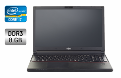 Ноутбук Fujitsu LifeBook E554 / 15.6'' (1920x1080) IPS / Intel Core i7-4712MQ (4 (8) ядра по 2.3 - 3.3 GHz) / 8 GB DDR3 / 512 GB SSD / Intel HD Graphics 4600 / WebCam / Fingerprint