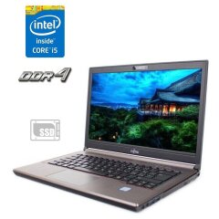 Ноутбук Fujitsu LifeBook E746 / 14" (1366x768) TN / Intel Core i5-6200U (2 (4) ядра по 2.3 - 2.8 GHz) / 4 GB DDR4 / 120 GB SSD / Intel HD Graphics 520 / WebCam