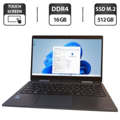 Ноутбук-трансформер Toshiba Dynabook Portege X30W-J / 13.3" (1920x1080) IPS Touch / Intel Core i5-1145G7 (4 (8) ядра по 4.4 GHz) / 16 GB DDR4 / 512 GB SSD M.2 / Intel Iris Xe Graphics / WebCam