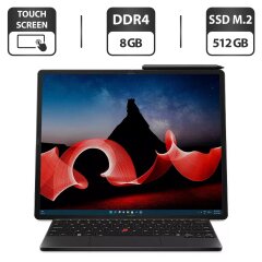 Ноутбук-трансформер Б-клас Lenovo ThinkPad TP X1 Fold G1 / 13.3" (2048x1536) QXGA Touch / Intel Core i5-L16G7 (5 ядер по 1.4 - 3.0 GHz) / 8 GB DDR4 / 512 GB SSD M.2 / Intel UHD Graphics / WebCam