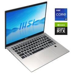 Игровой ультрабук MSI Prestige 14 H B13UCX / 14" (1920x1200) IPS / Intel Core i9-13900H (14 (20) ядер по 2.6 - 5.4 GHz) / 32 GB DDR5 / 512 GB SSD NVMe / nVidia GeForce RTX 2050, 4 GB GDDR6, 64-bit / WebCam