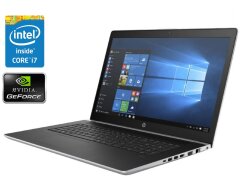 Игровой ноутбук Б-класс HP ProBook 470 G5 / 17.3" (1600x900) TN / Intel Core i7-8550U (4 (8) ядра по 1.8 - 4.0 GHz) / 16 GB DDR4 / 512 GB SSD / nVidia GeForce 930MX, 2 GB DDR3, 64-bit / WebCam