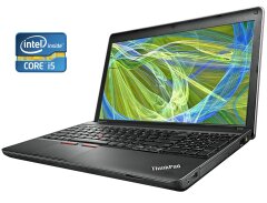 Ноутбук Lenovo Thinkpad E530 / 15.6" (1366x768) TN / Intel Core i5-3210M (2 (4) ядра по 2.5 - 3.1 GHz) / 4 GB DDR3 / 16 GB SSD + 500 GB HDD / Intel HD Graphics 4000 / WebCam / DVD-ROM