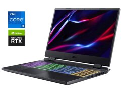 Игровой ноутбук Б-класс Acer Nitro 5 AN515-58 / 15.6" (1920x1080) IPS / Intel Core i7-12700H (14 (20) ядер по 3.5&nbsp;- 4.7&nbsp;GHz) / 16 GB DDR4 / 1000 GB SSD / nVidia GeForce RTX 3070, 8 GB GDDR6, 256-bit / WebCam