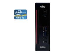 Неттоп Б-класс Fujitsu Esprimo Q556 USFF / Intel Core i5-7400T (4 ядра по 2.4 - 3.0 GHz) / 8 GB DDR4 / 256 GB SSD / Intel HD Graphics 530