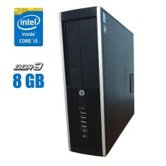 Комп'ютер HP Compaq 6200 Pro SFF / Intel Core i5-2300 (4 ядра по 2.8 - 3.1 GHz) / 8 GB DDR3 / 120 GB SSD / Intel HD Graphics 2000 / DVD-RW