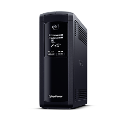 ИБП CyberPower VP1200ELCD / 230 V / 1200 V&middot;А / 720W / 5 выходов / USB Type-B, RS-232, RJ11/RJ45
