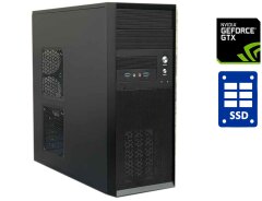 Ігровий ПК Gigabyte GA Tower / Intel Core i3-7100 (2 (4) ядра по 3.9 GHz) / 8 GB DDR4 / 256 GB SSD / nVidia GeForce GTX 750 Ti, 2 GB GDDR5, 128-bit 
