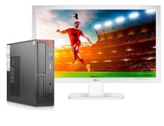 Комплект ПК: Fujitsu Esprimo E420 E85+ SFF / Intel Core i5-4460 (4 ядра по 3.2 - 3.4 GHz) / 16 GB DDR3 / 480 GB SSD / Intel HD Graphics 4600 + Монитор LG 27MB65PY-B / 27" (1920x1080) IPS / 2х 1W + клавиатура и мышь 