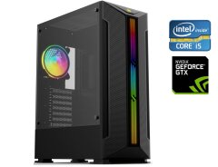 Ігровий ПК 2E Gaming Hunter (GH1) Tower / Intel Core i5-10400F (6 (12) ядер по 2.9 - 4.3 GHz) / 16 GB DDR4 / 500 GB SSD / nVidia GeForce GTX 1080, 8 GB GDDR5X, 256-bit / 650W